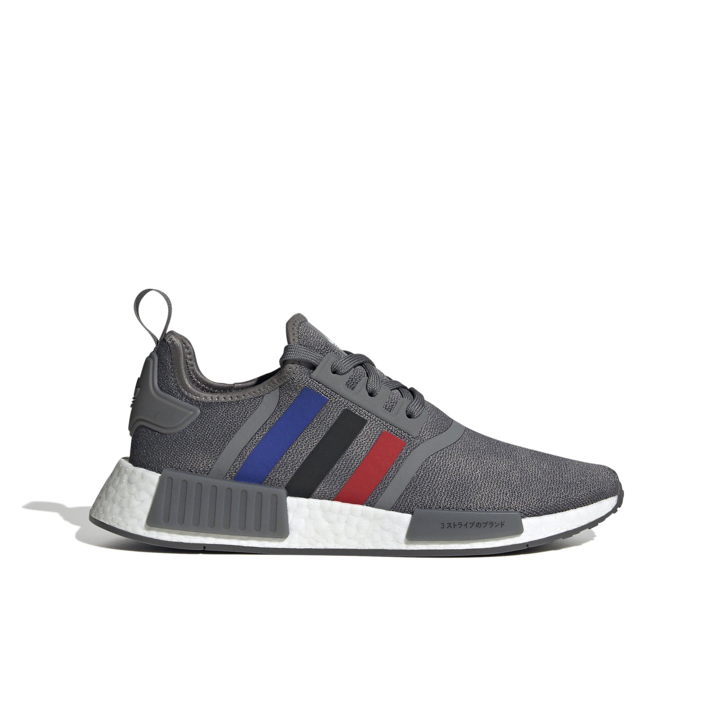 Adidas originals nmd r1  boys' grade school outlet grey/black/red